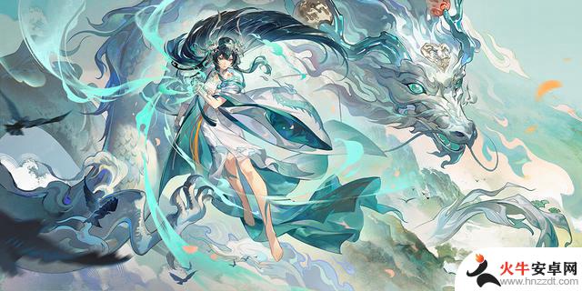 阴阳师SSR龙珏官方插画全集：多变画风的功夫达人龙女