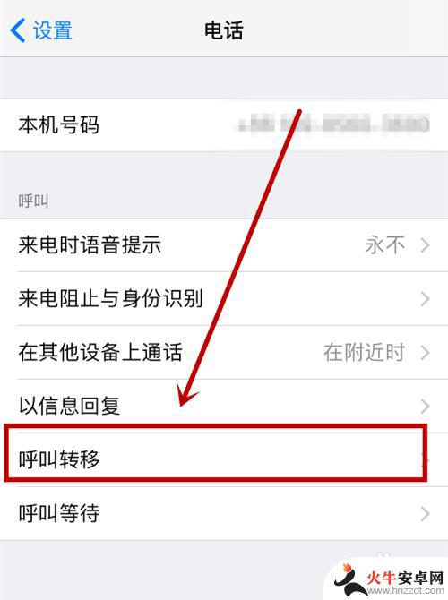 苹果手机怎么设置单人呼叫转移