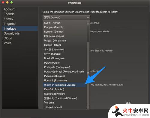 怎么把steam的语言改成中文