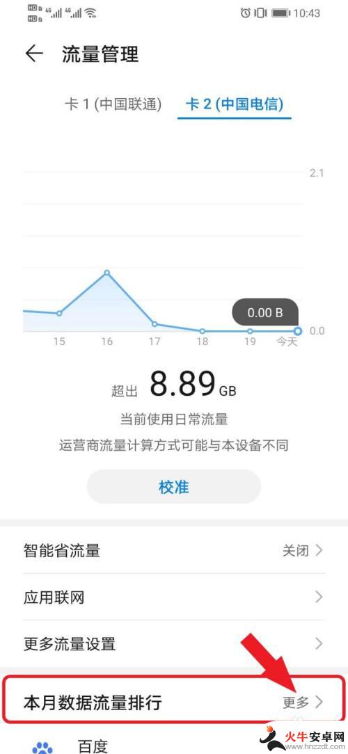 华为手机怎么看wifi用了多少流量