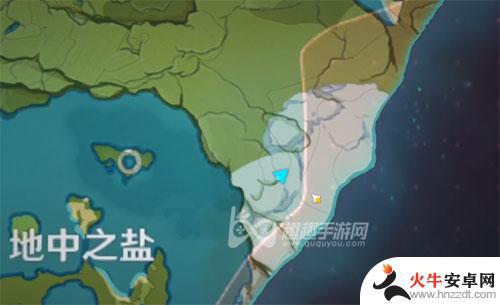 原神中怎么卡到海里