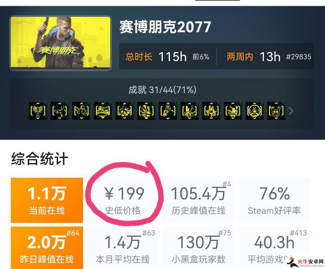 赛博朋克2077steam历史低价