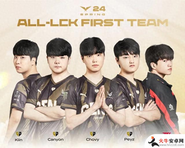 LCK S13冠军阵容名单公布：Keria入选一阵，Faker仅屈居二阵！